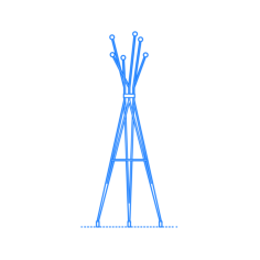 Furniture Coat Rack Hat Stand Darcella Coat Rack Craft Design Svg File, Free Vectors File